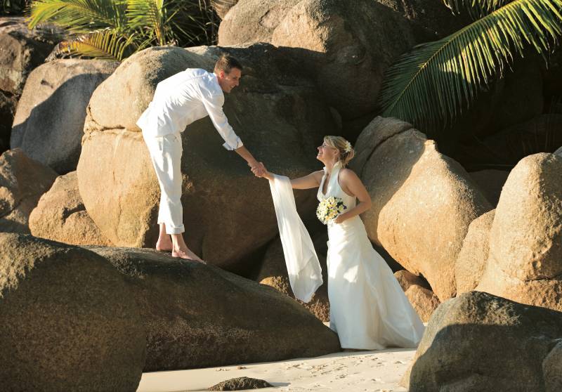 Votre mariage à l'étranger tout compris dans les Iles de l'Océan Indien, Ile Maurice, Seychelles ou Zanzibar avec l'agence de voyages Yellow Wings